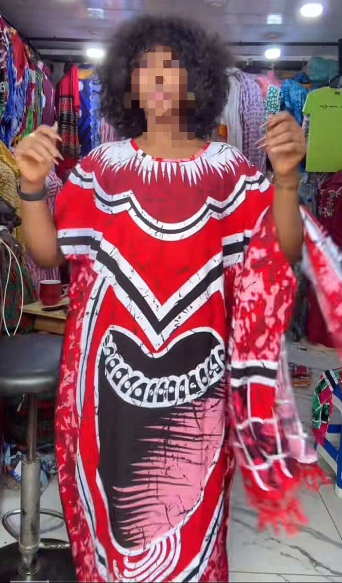 Boubou en coton
