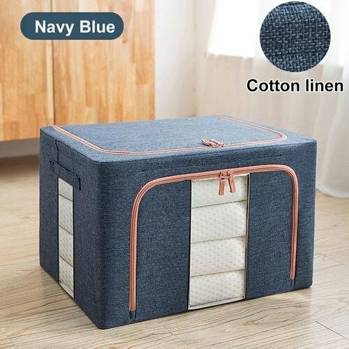100L Large-Capacity Foldable Storage With Steel Frame