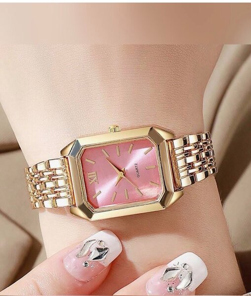 Montre Femme Bracelet Doré Élégant
