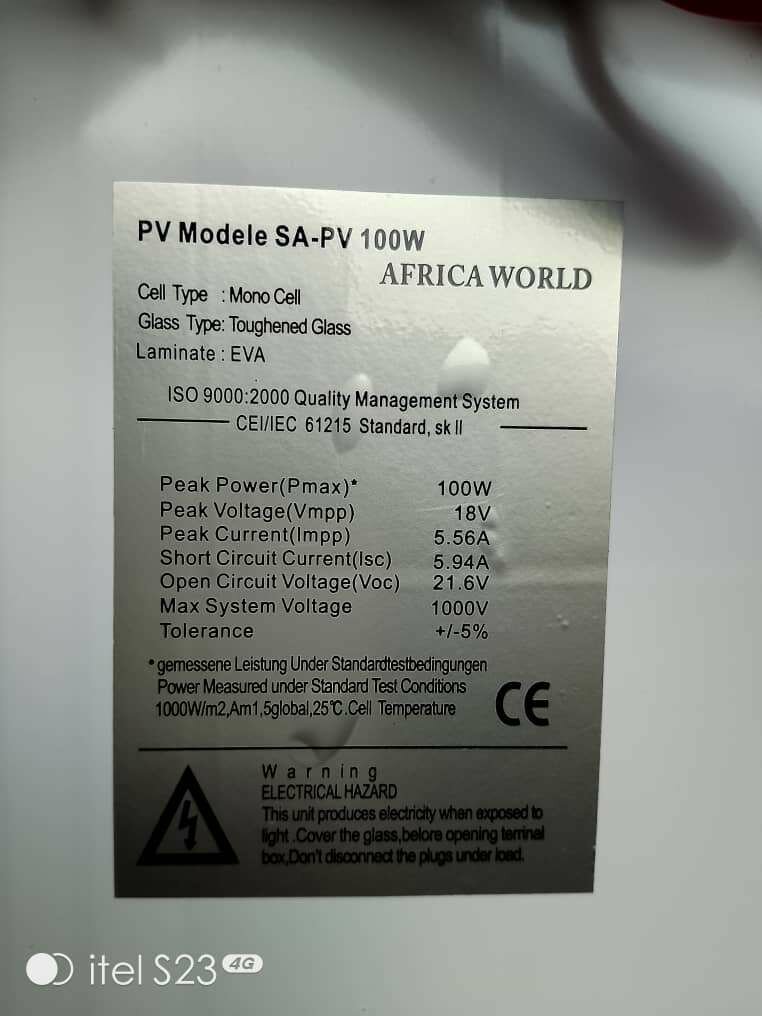 Solar 100w