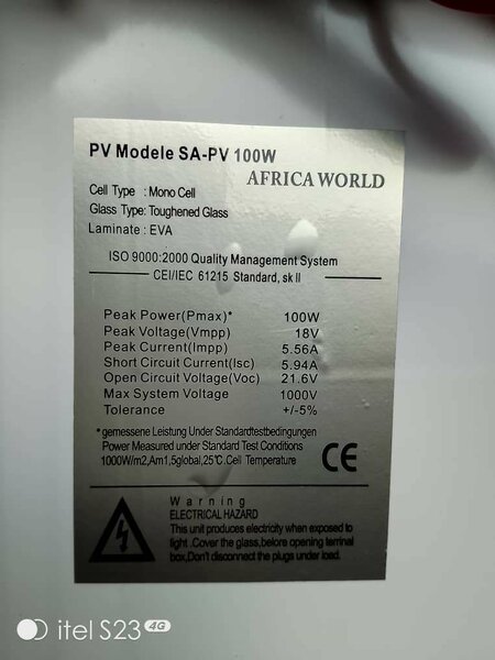 Solar 100w