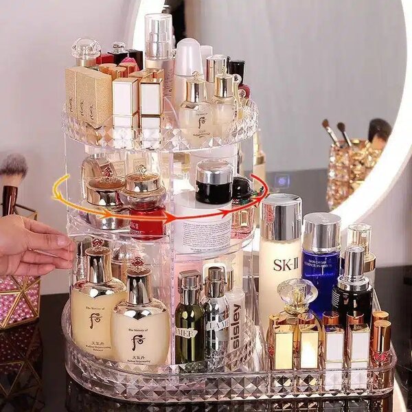 Organisateur tournant maquillage