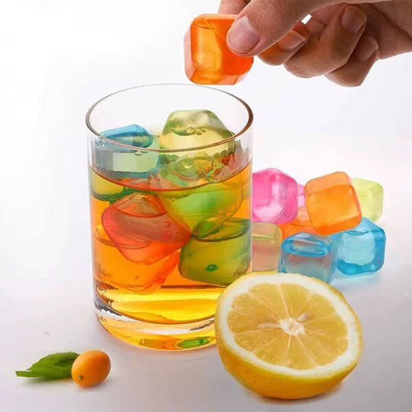 Glaçons Colorés Réutilisables