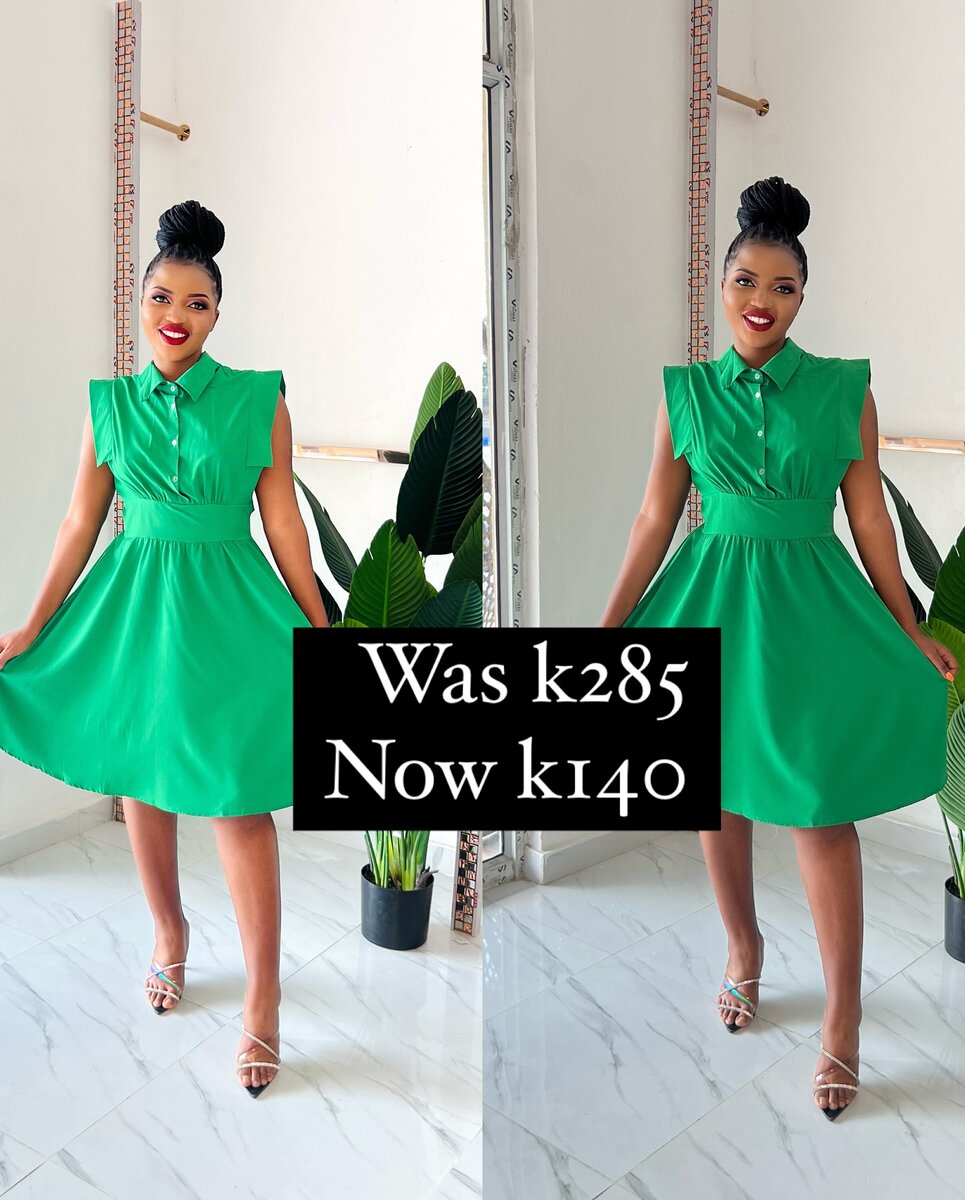 Green women's dress