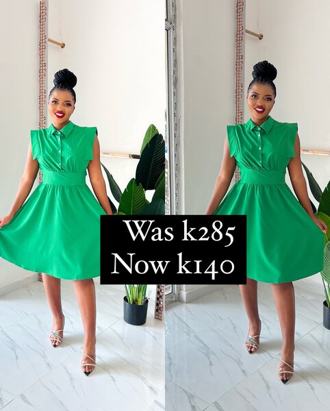 Green women's dress