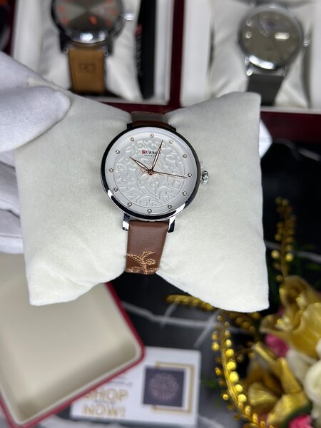 Leather watch