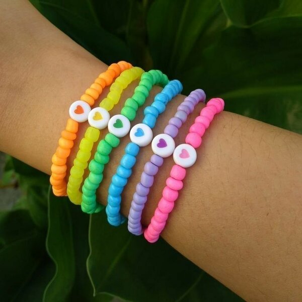 Bracelets multicolores