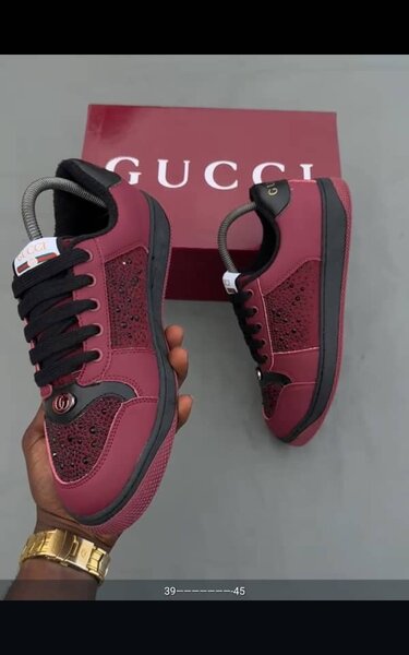 Gucci Burgundy Sneakers