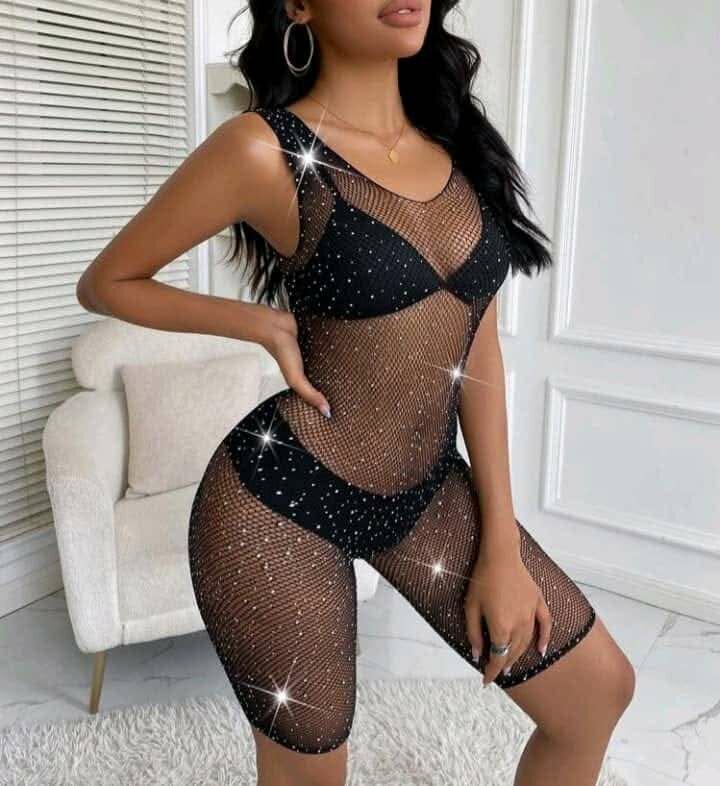 Combinaison sexy en résille