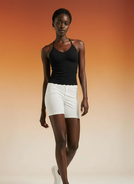 Robe en dentelle noire