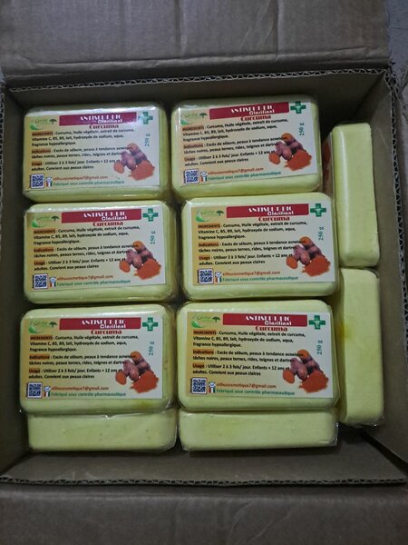 Savons au Curcuma