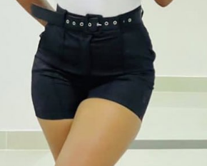 Belted shorts 🖤