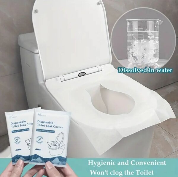 3 Pack de 30 couvertures de siège de toilette jetables