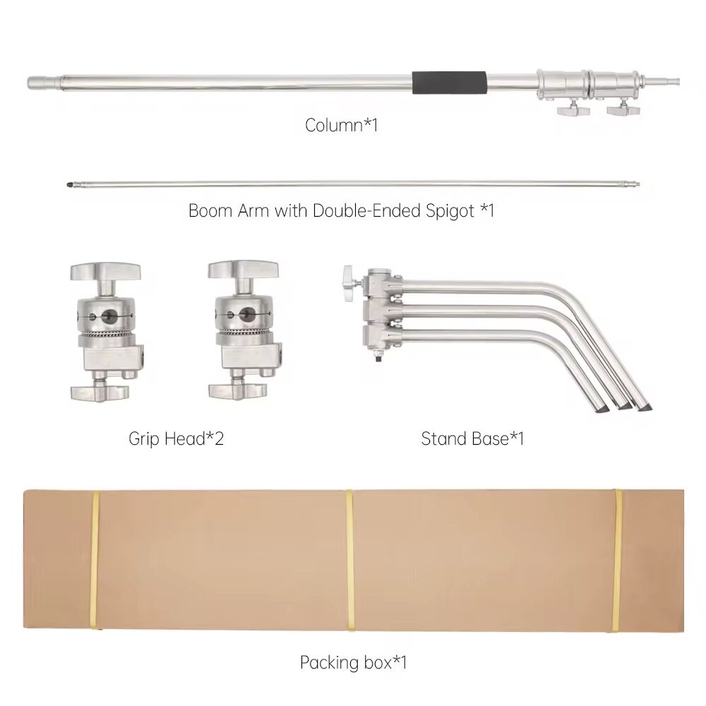 Trépied studio C-Stand réglable