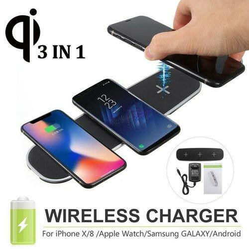 PowerBank chargeur sans fil Qi plaque de chargeur