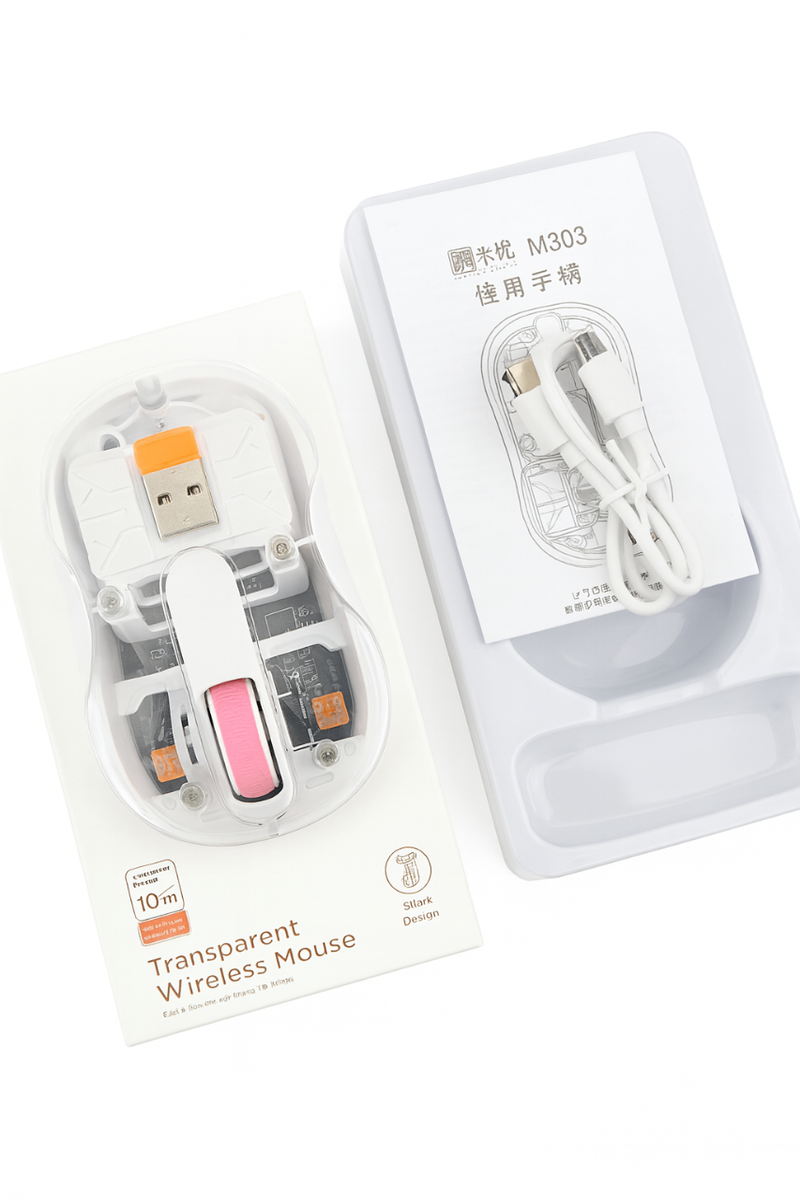 Souris Sans Fil Transparente