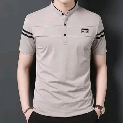 Polo manches courtes beige