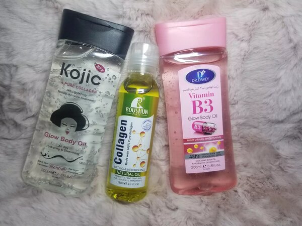 Body gel oils