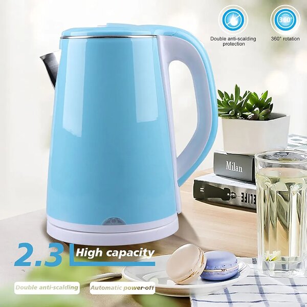Bouilloire Électrique 2.3L Bleue