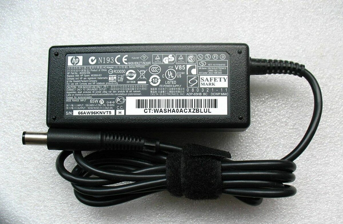 CHARGEUR HP 65W 18.5V 3.5A GROS BOUT 7.4*5.0mm (7450)