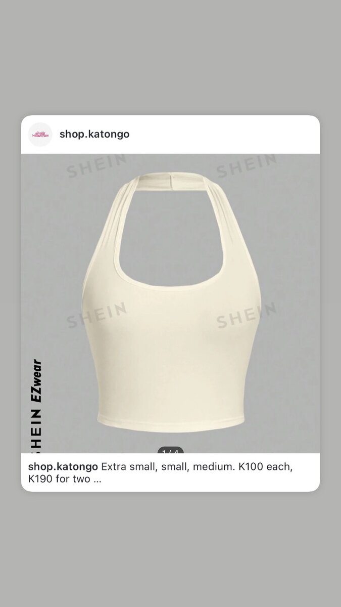 Halter tops