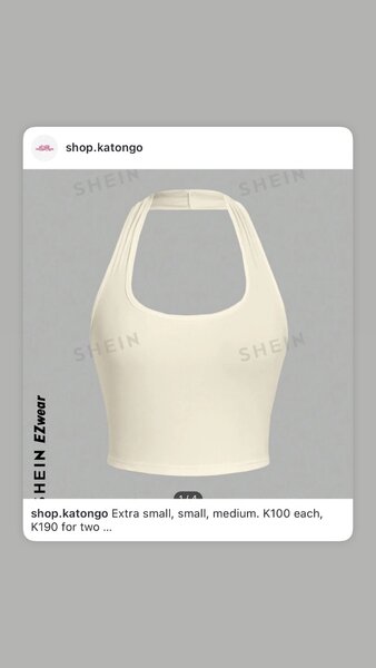 Halter tops
