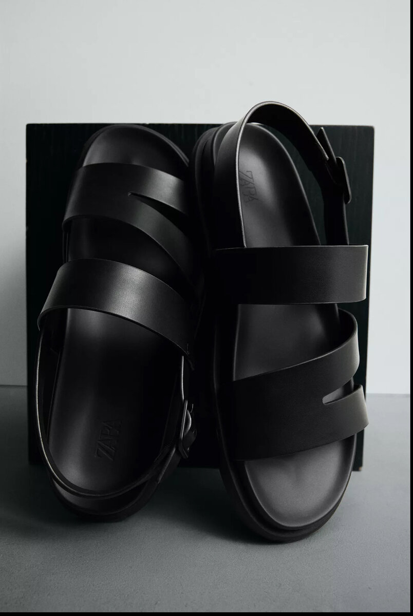 Sandales croisées hommes ZARA