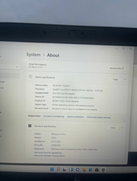 HP ZBOOK GAMING PC