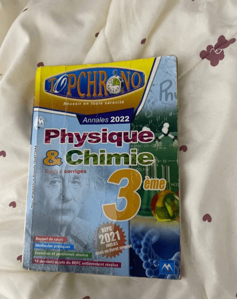 Annales Top Chrono Physique Chimie 3ème