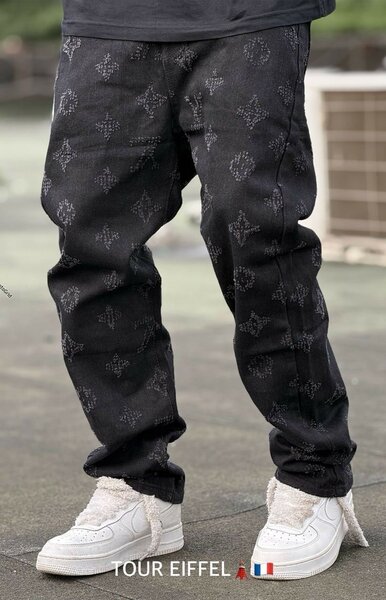 Jean imprimé homme tendance