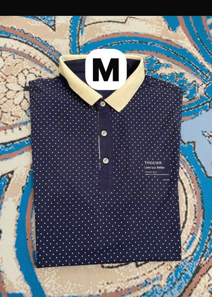Polo homme à pois élégante