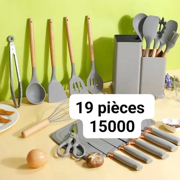 ensemble de cuisine 19 pièces