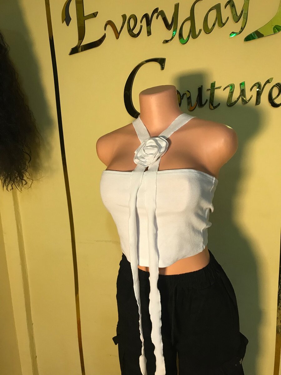 Rose crop top
