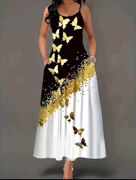 Robe longue imprimé floral