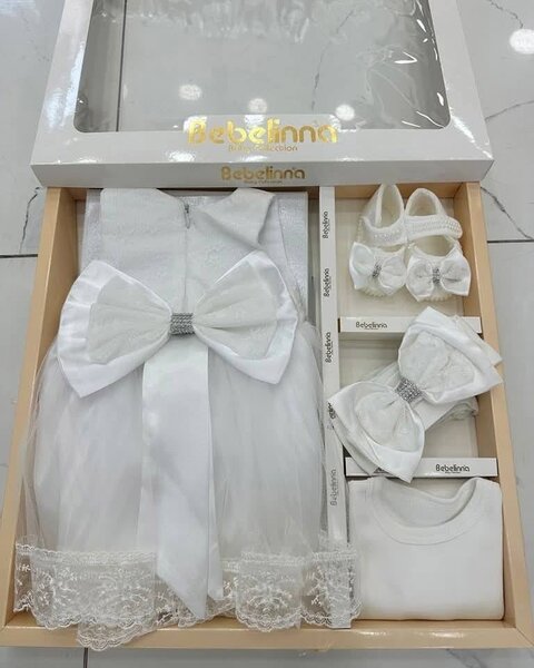 Ensemble Bébé Cérémonie Élégant