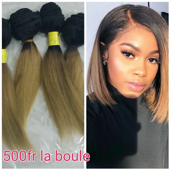 Extensions cheveux ombrés naturels