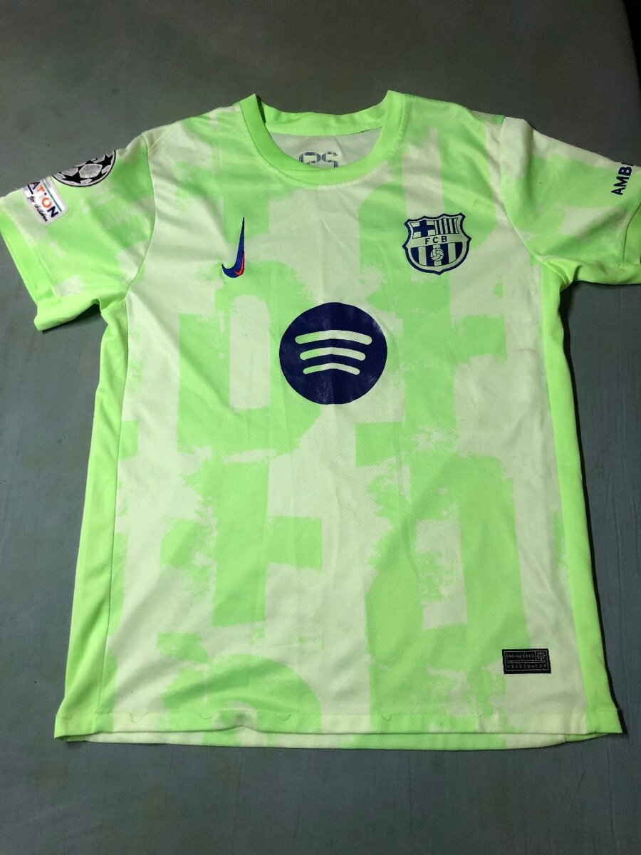 Maillot de Foot Vert Fluo