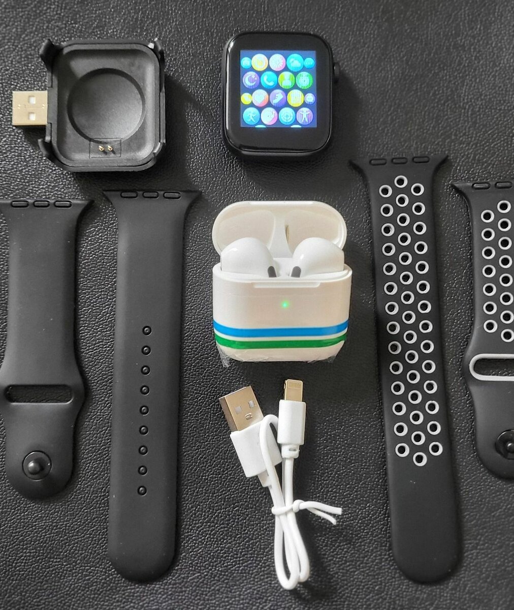 SMART WATCH W26 PRO MAX +AIRPOD PRO 5+ 2 BRACELETS