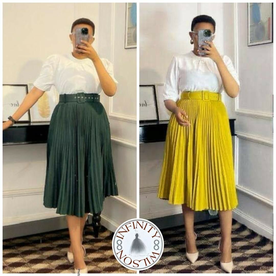 Top and skirt