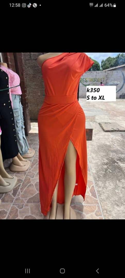 Orange dress
