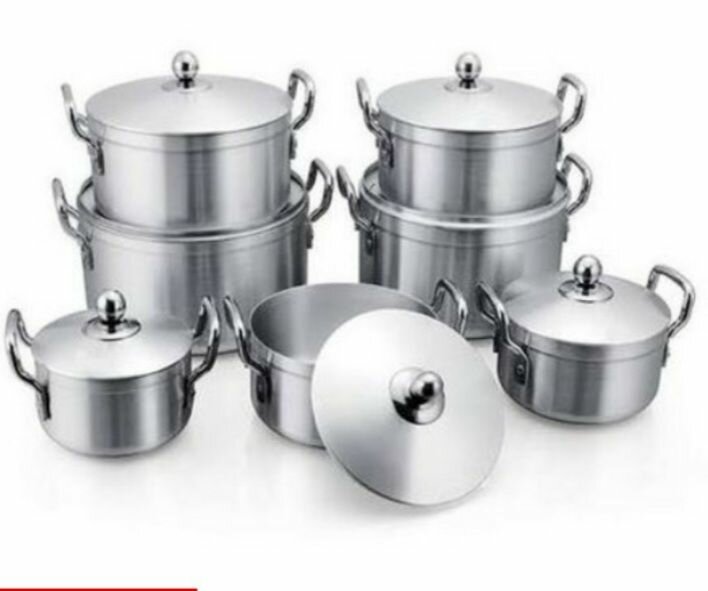 german 7 set silver