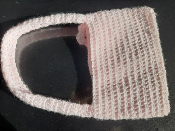 Crocheted purse