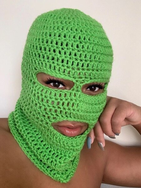 Cagoule crochet élégante