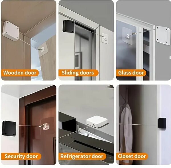 Fermeture de porte à capteur automatique sans percussion