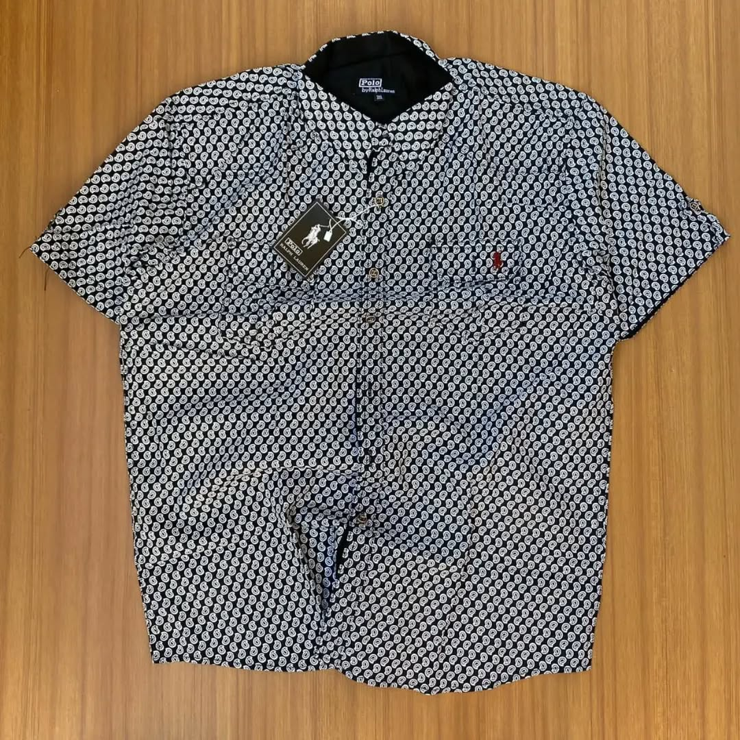 Shirt noir blanc