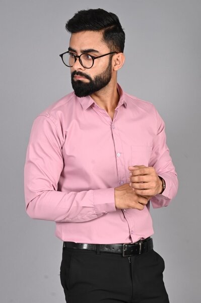 Long sleeves pink shirt