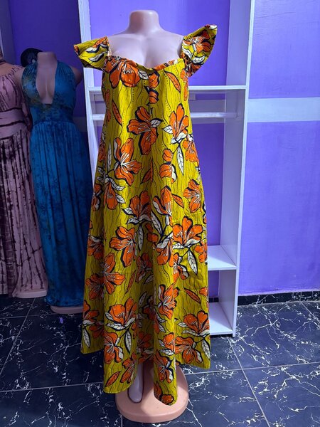 Robe longue été fleurie