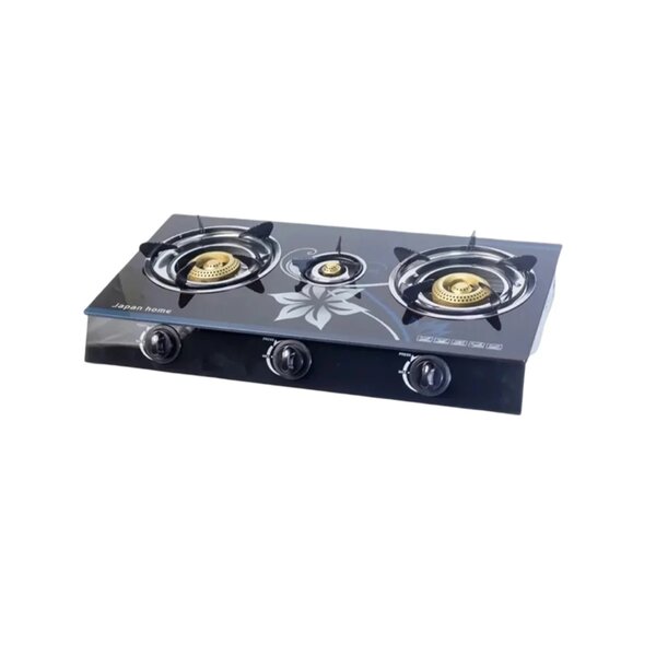 Gas Stove with 3 Burners, perfect for efficient cooking and
