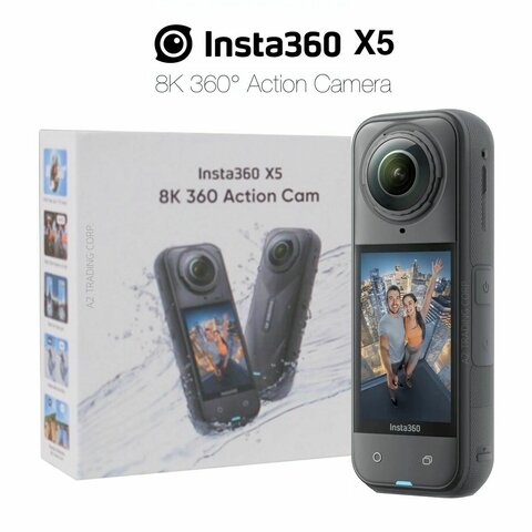 Insta360 X5 Caméra 8K 360°