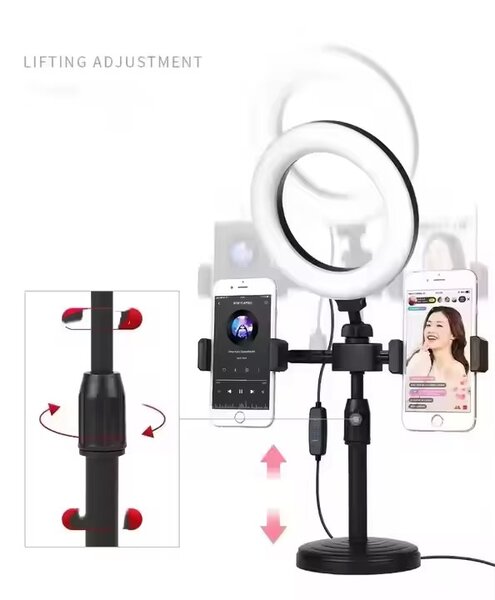 Support téléphone avec lumière